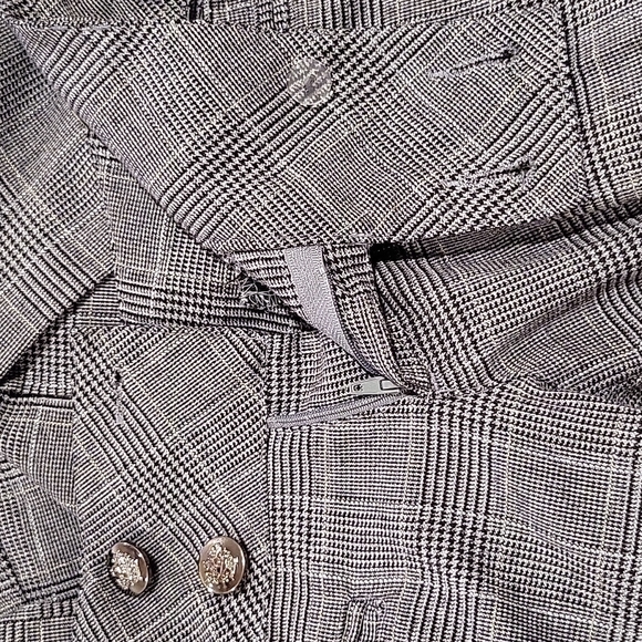 Vanity Prince of Wales check low-rise flare pants 5 - Picture 3 of 8